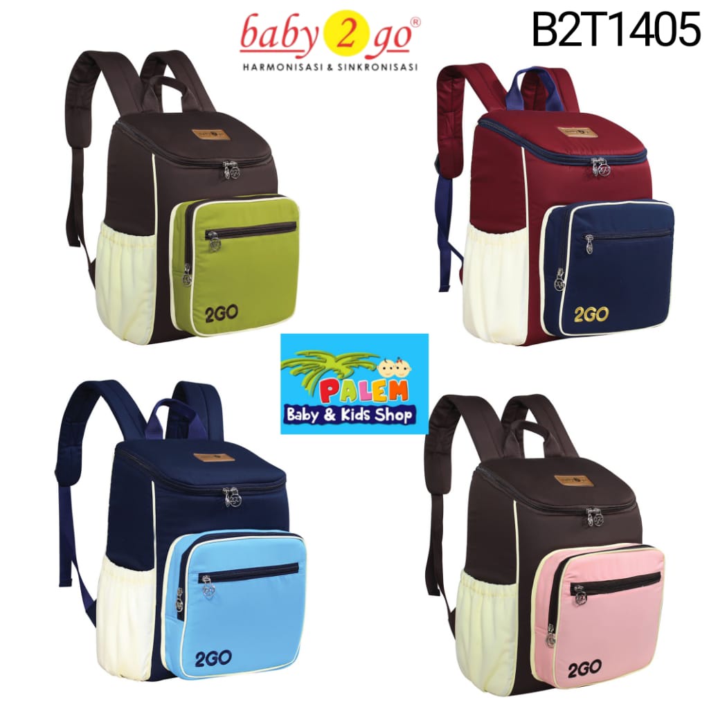 BABY SCOTS BACKPACK DIAPER BAG 2 GO + ALUMUNIUM FOIL COLORFUL SERIES - B2T1405