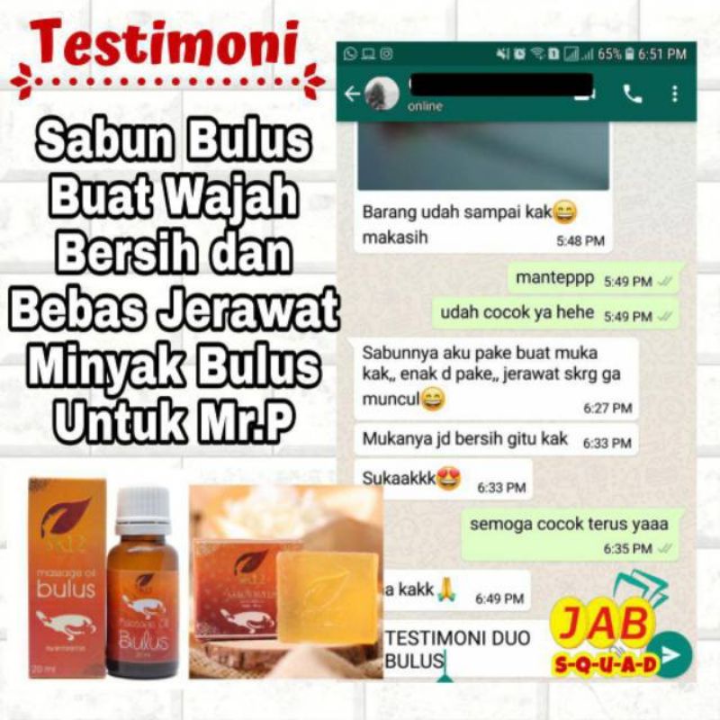 Minyak Bulus Original Sr12 terlaris bpom solusi kesehatan wanita&Pria.