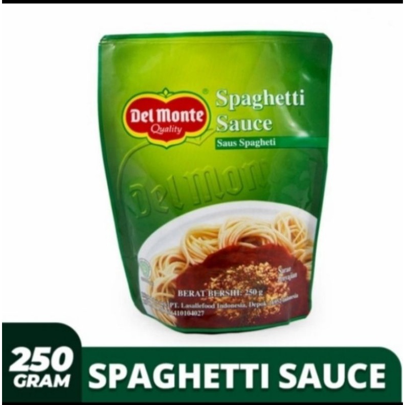 

Saus Spaghetti Del Monte Pouch 250 gr