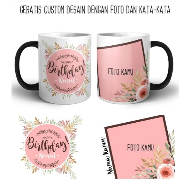 ASTONE Souvenir Kado Ulang Tahun Anak cewek pernikahan  Ultah Bayi  Mug Keramik Hadiah Aniversary