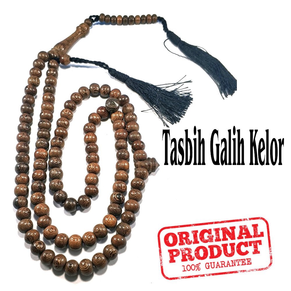 TASBIH KAYU GALIH KELOR ASLI JAMINAN BERGARANSI