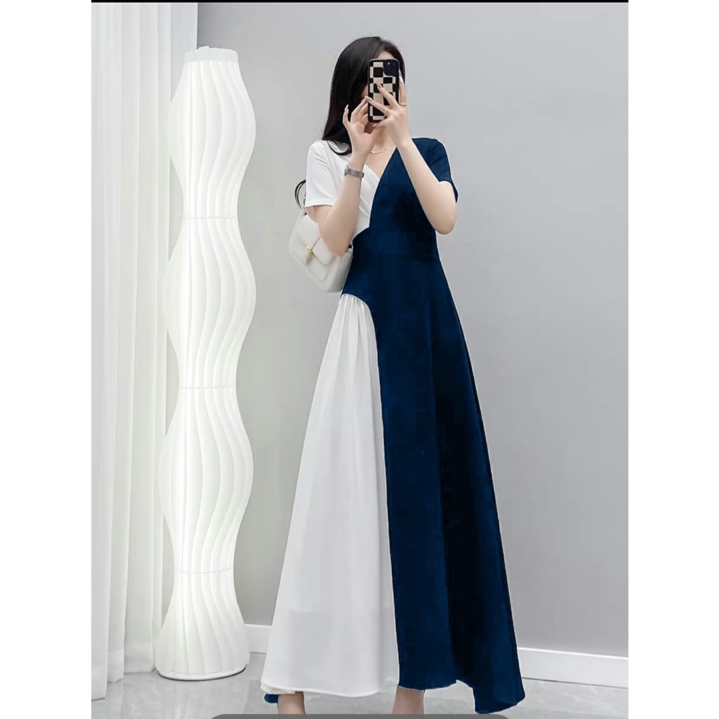 [MCFK] Longdress Latida / Dress Wanita Korea / Londress Wanita Mewah Elegant / Dress Model Baru / Gaun Wanita