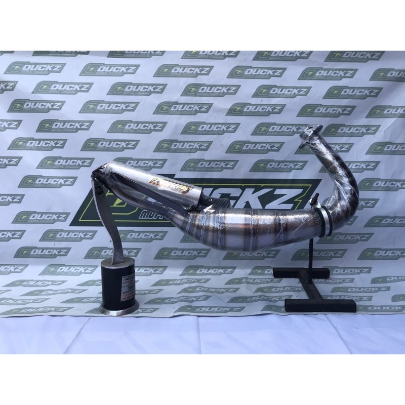 Knalpot Cduckz Rx King PDK Plat Leher Cacing Tipe Harian