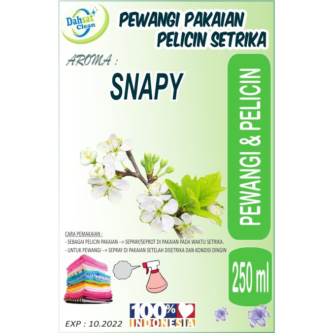 PELICIN SETRIKA SUPER DAHSAT CLEAN PEWANGI PAKAIAN 250 ML BOTOL (COD_BISA)