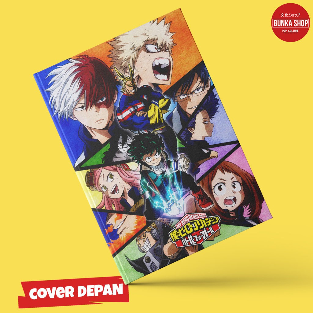

Note Book Hardcover Anime Boku no Hero Academia Plus Ultra Ukuran A5 Jurnal Agenda Planner Notebook Gift Couple