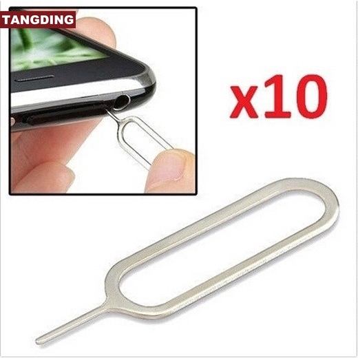 【COD Tangding】10PCS Needle SIM Card Tray Holder Sim Card Eject Pin Key Tool