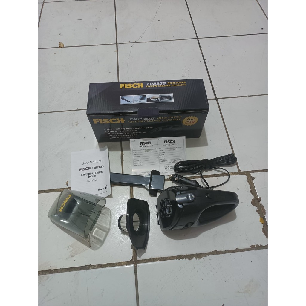Vacuum Cleaner Alat Penyedot Debu Mobil Listrik 12V 80 Watt