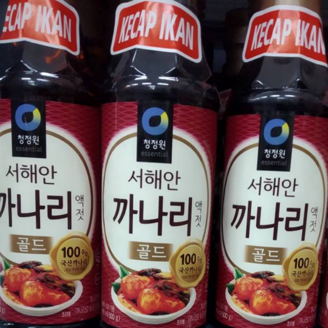 

Daesang essential canari sauce 415ml kecap ikan import