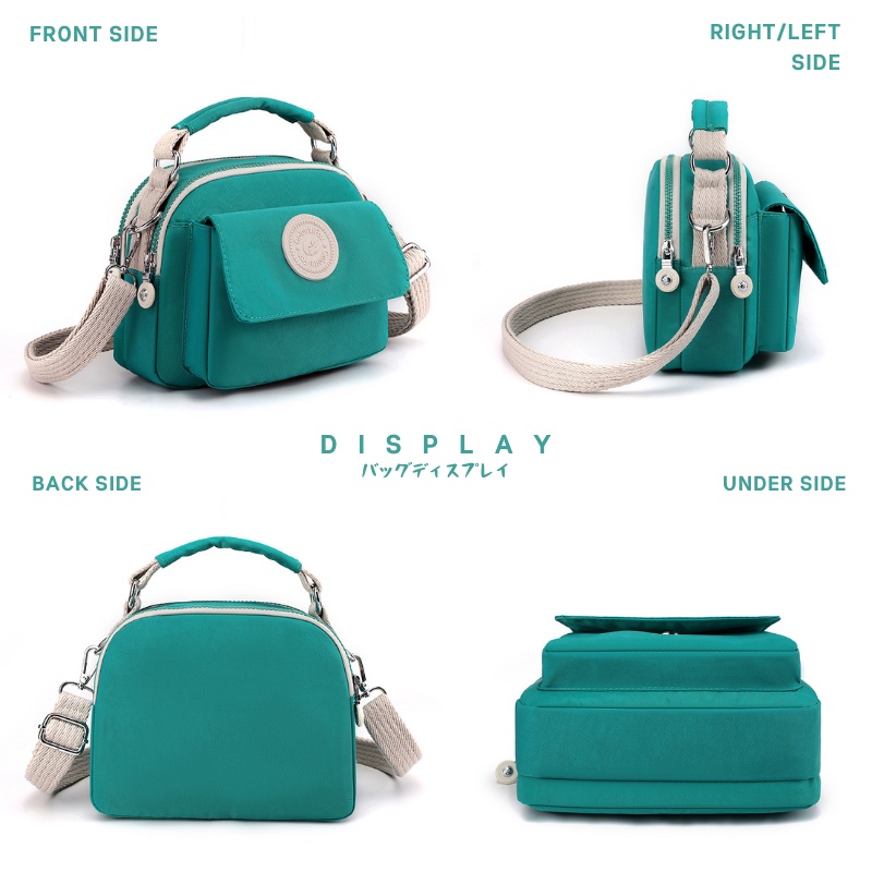 Tas Selempang Wanita COLORFUL FOX 6258 Sling Bag Wanita Tas Anti Air WATCHKITE WKOS
