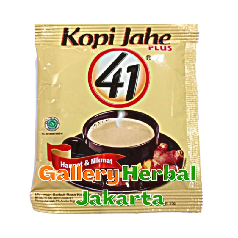 Jual Kopi Jahe Merah 41 Plus Herbal Kemasan Sachet Shopee Indonesia
