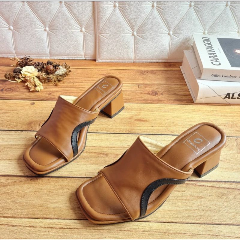 ABBUSHOES RY 18 sendal hak tahu kokop lis sainara 5cm