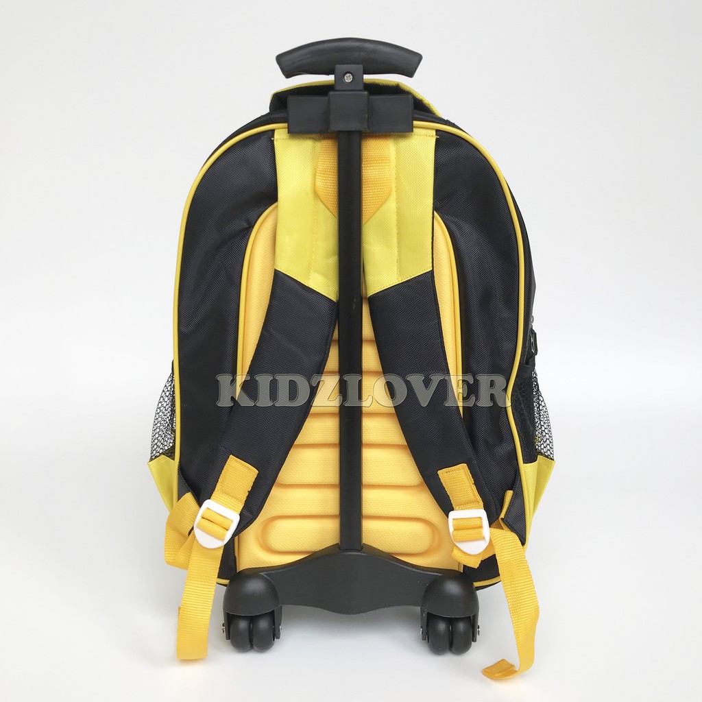 Tas 3D Timbul Koper Ransel Anak Sekolah SD(ukuran 16&quot;) Trolley Dorong Troli / Tas troli anak laki laki / tas troli anak perempuan / tas troli anak