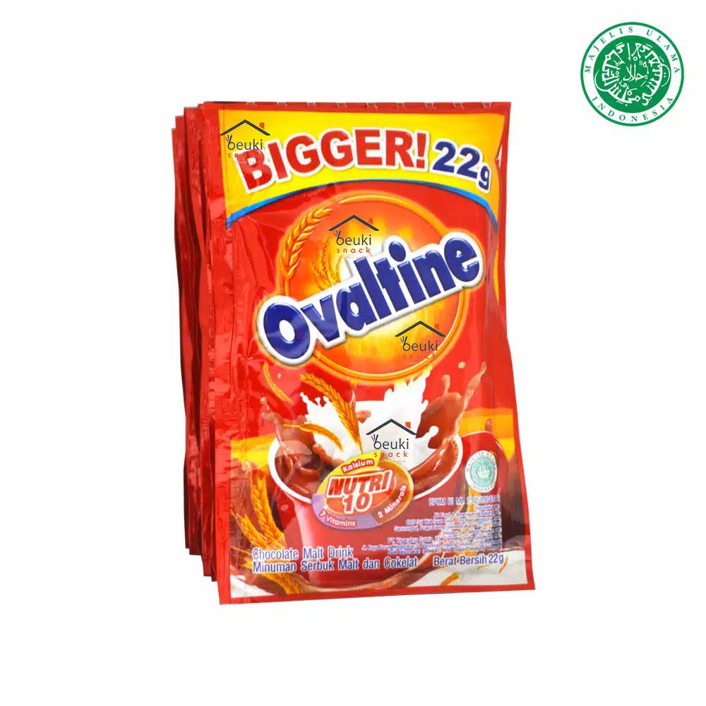 

RENCENG Ovaltine Drink Minuman Susu Bubuk Kemasan Sachet - 10pcs x 22gr