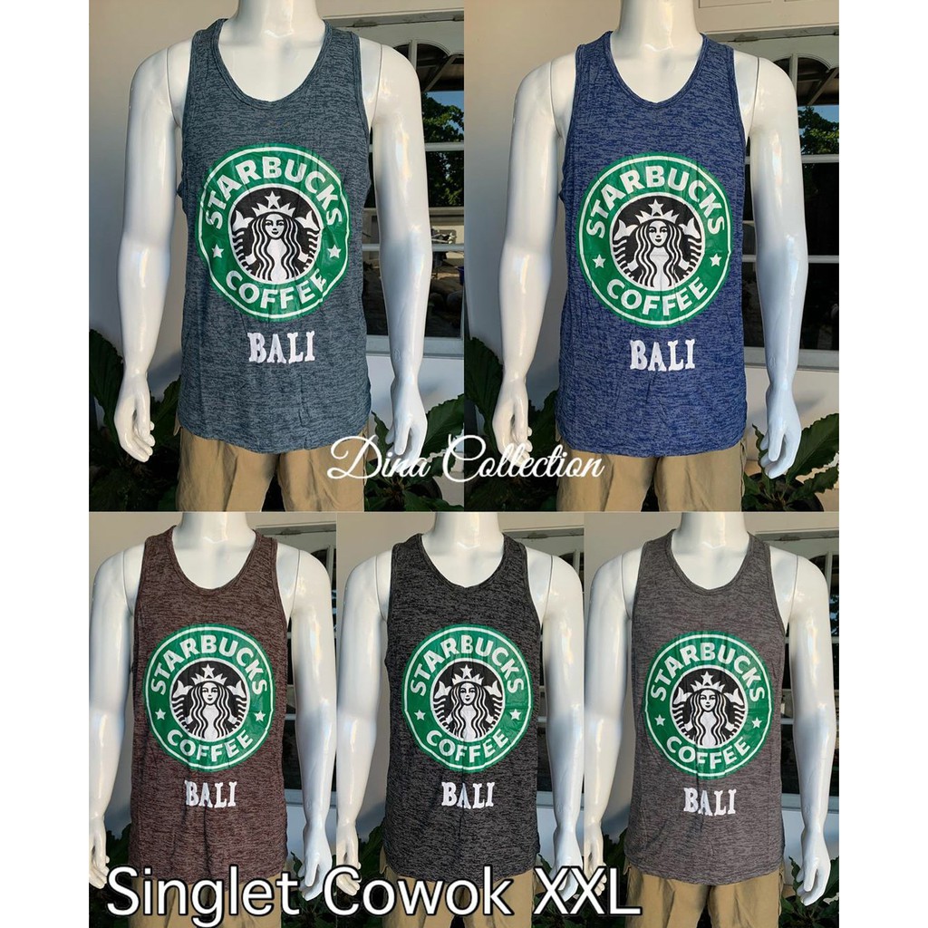 Baju singlet serat kaos oblong bali