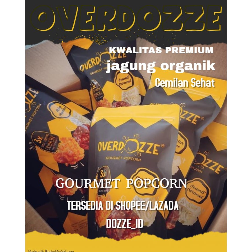 

dozze_id - Popcorn Overdozze Sealsalt Caramel / Caramel Gurih
