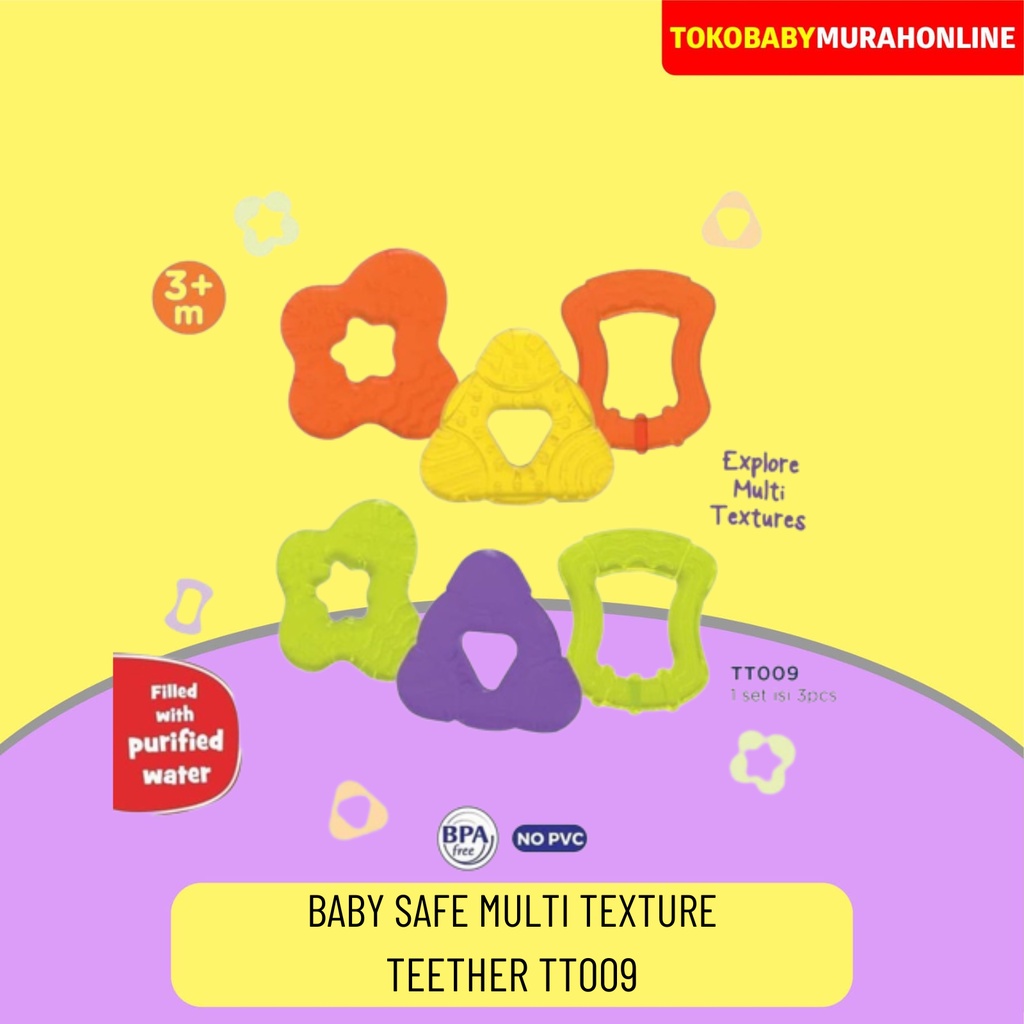 BABY SAFE MULTI TEXTURE TEETHER TT009 / GIGITAN BAYI