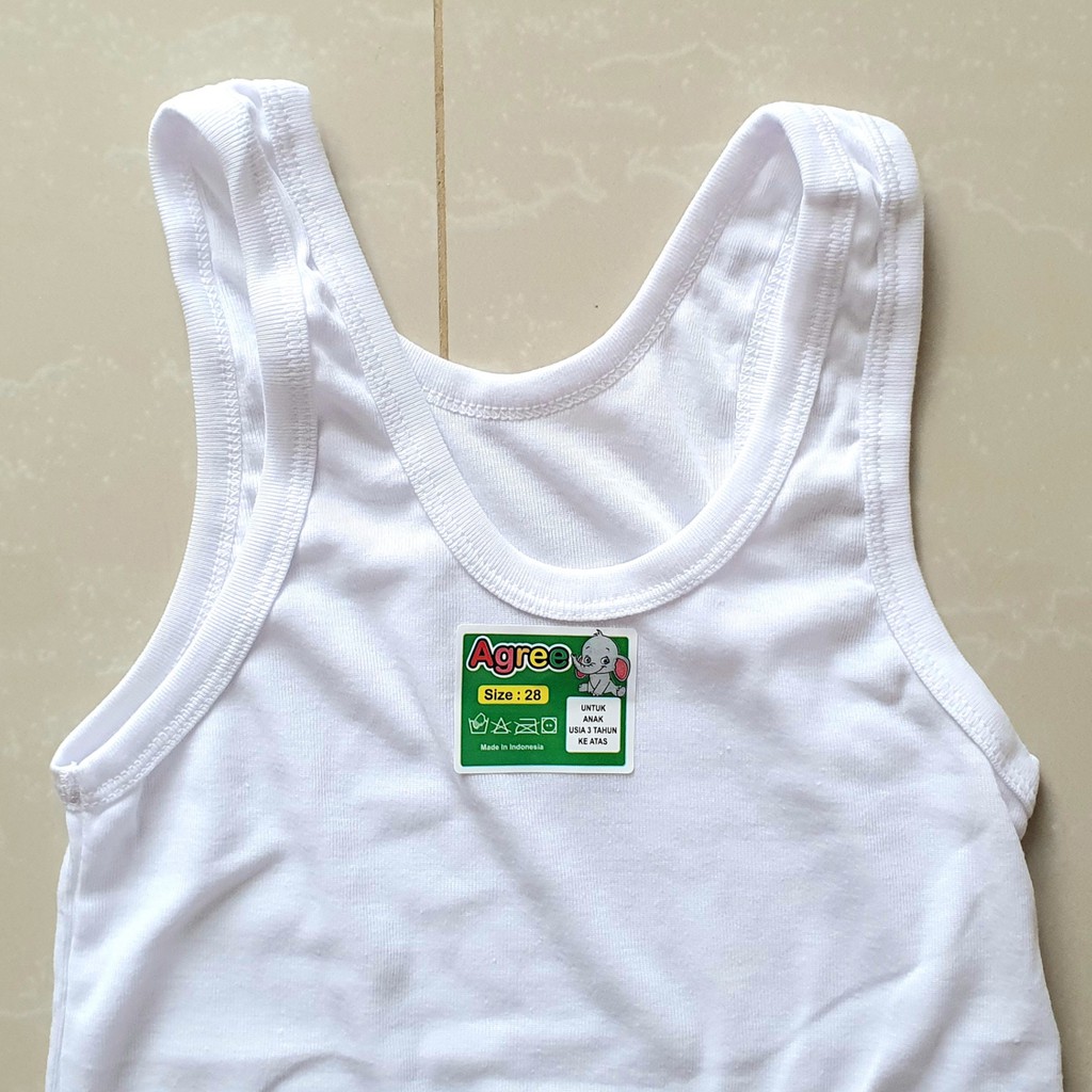 Singlet / Kaos Dalam Anak Agree ST04 (Model Polos)