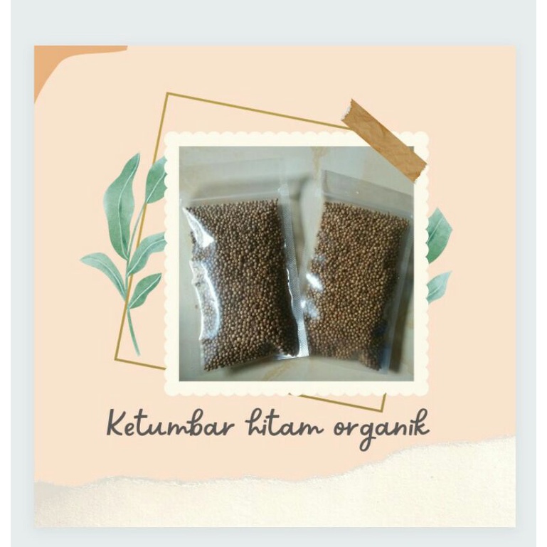 

Ketumbar hitam organik 500gram