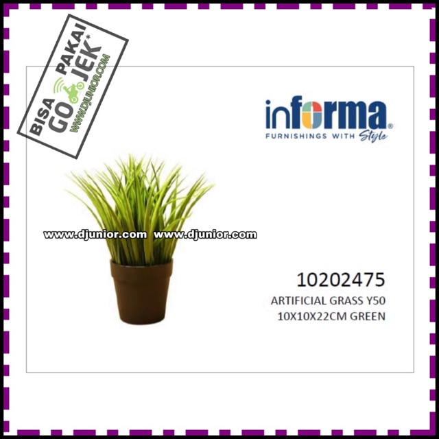 INFORMA - ARTIFICIAL ARTIFISIAL GRASS / TANAMAN TIRUAN DEKORASI RUMAH