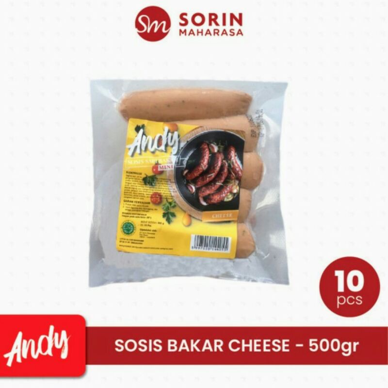 

Andy sosis bakar cheese isi 10bj