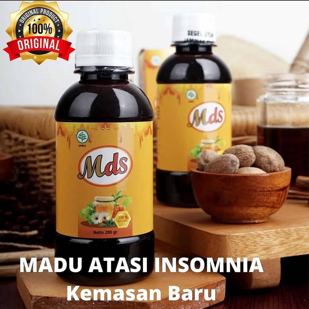 MADU DEEP SLEEP (MDS) - Madu Herbal Insomnia Original Solusi Atasi Susah Tidur Membantu Gangguan Kesulitan Tidur Obat Tidur Lelap Nyenyak Berkualitas Meningkatkan Daya Tahan Tubuh Antibodi Mencegah Stress Memperbaiki Kualitas Tidur Asli 280 gram