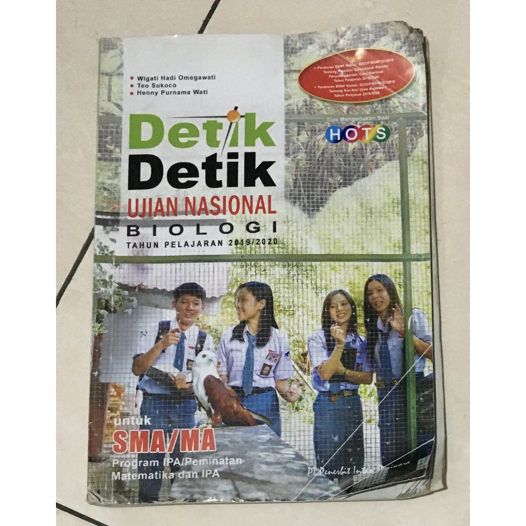 

Buku Detik Detik UN Biologi SMA 2020