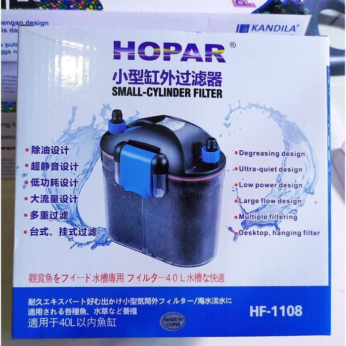 Hopar HF 1108 HF1108 Filter canister external Aquarium Aquascape