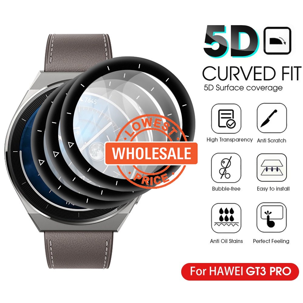 Pelindung Layar Smartwatch Huawei GT3 Pro 43mm 46mm HD Anti Gores