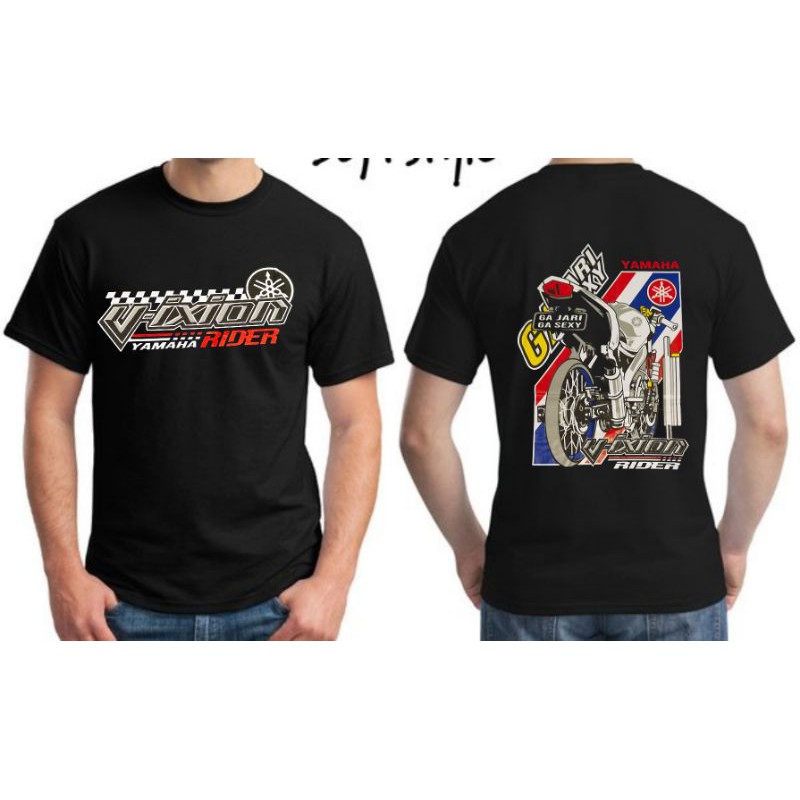 Kaos distro V IXION / kaos V ixion / kaos Yamaha/ kaos logo V ixion / kaos Yahama rider