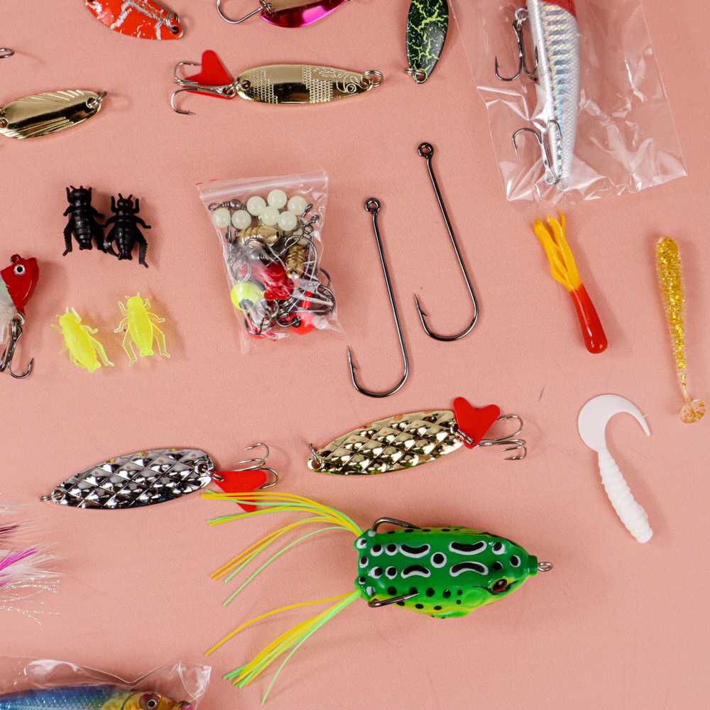 Umpan Pancing Ikan Set Fishing Set Umpan Pancing ikan Bait Kit 45 140 PCS