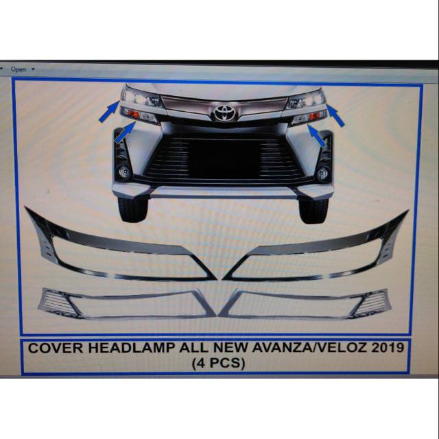 Cover Headlamp Avanza/Veloz 2019