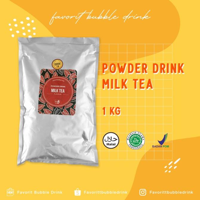 

[ COD ] Premium powder tea varian Milk Tea PRODUK TERBATAS Kode 1388