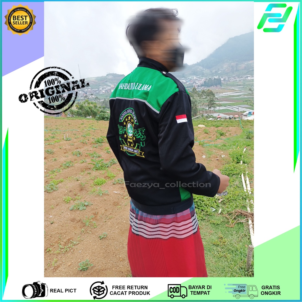 Jaket NU 2 warna Hijau Nahdlatul Ulama Nahdlatululama NahdlotulUlama Bahan Premium dan TERRMUURAHHH...