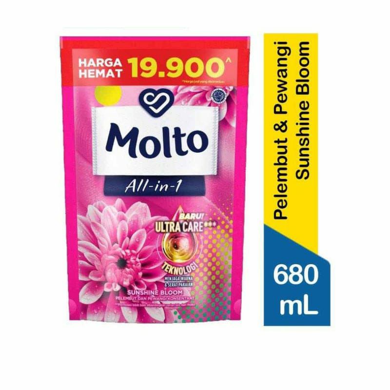 molto 680ml/molto pewangi pakaian 680ml/molto/molto eau de parfum 680ml/molto all in one pink 680ml/