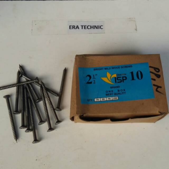 Paku sekrup 2 1/2" / Sekrup Kayu 2 1/2"