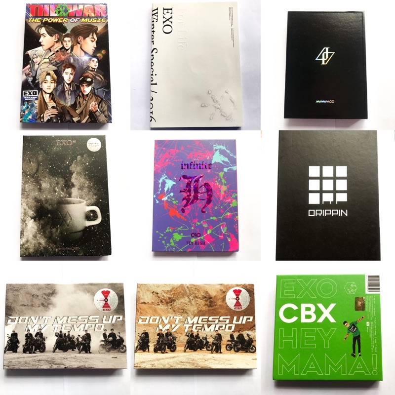 Album only EXO Mamamoo Day6 Infinite