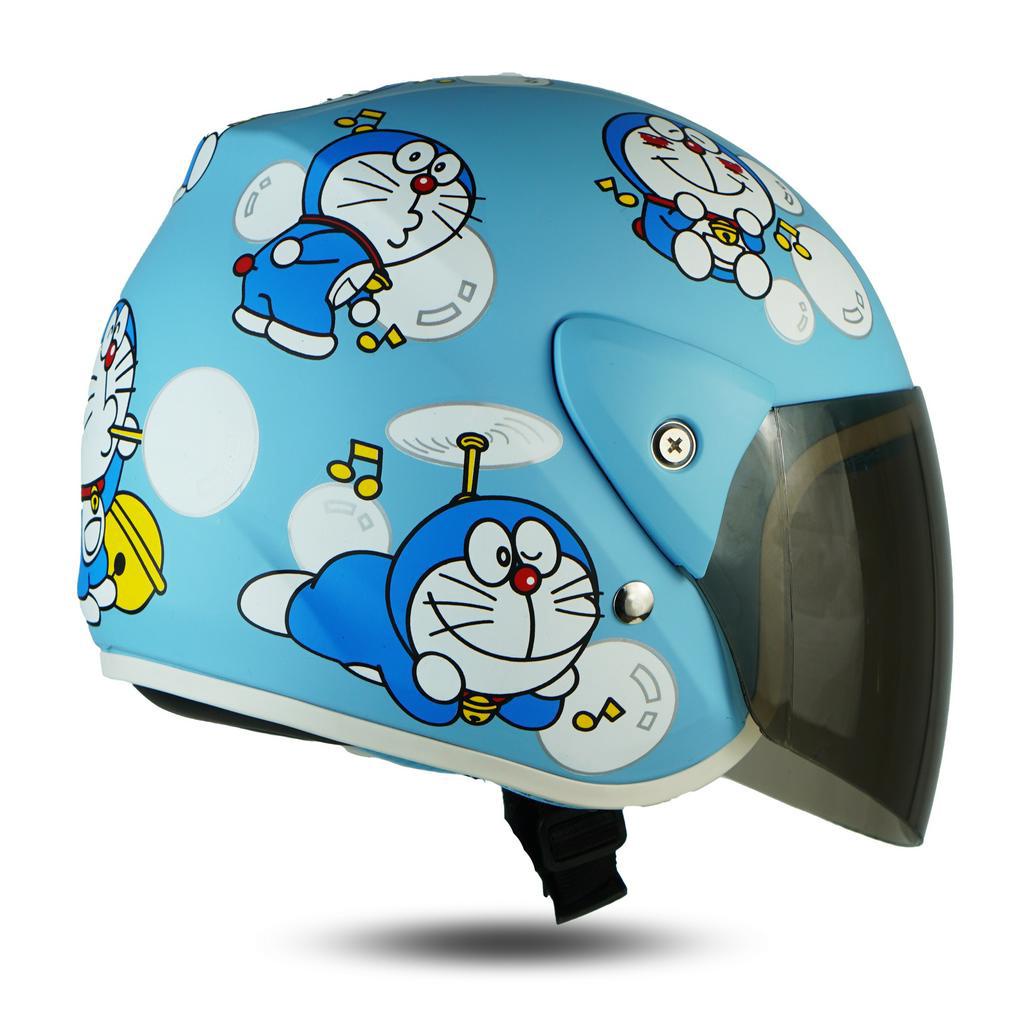 Helm Anak cowok cewek 4,5,6,7,8 tahun Motif Lucu kuping cat  SNI