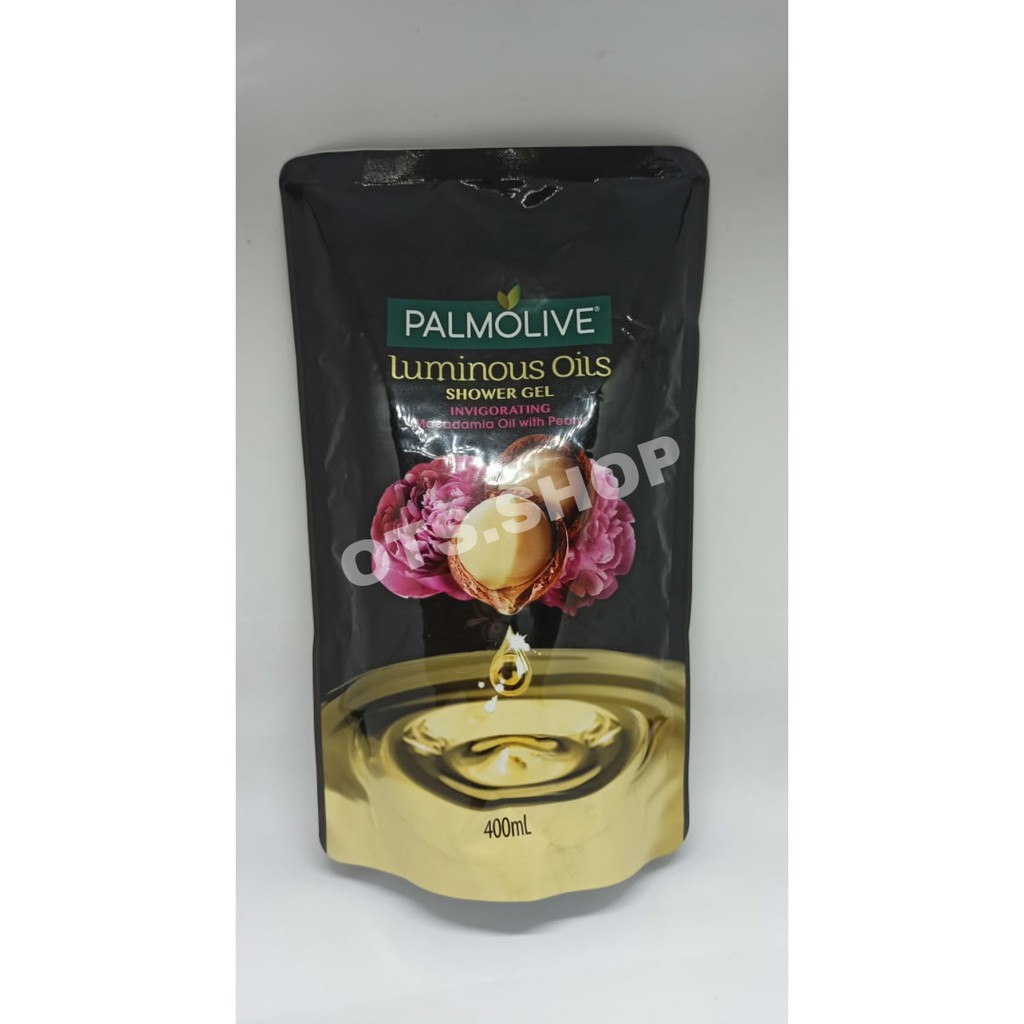 PALMOLIVE LUMINOUS OILS SHOWER GEL INVIGORATING MACADAMIA OIL WITH PEONY SABUN CAIR 400ML