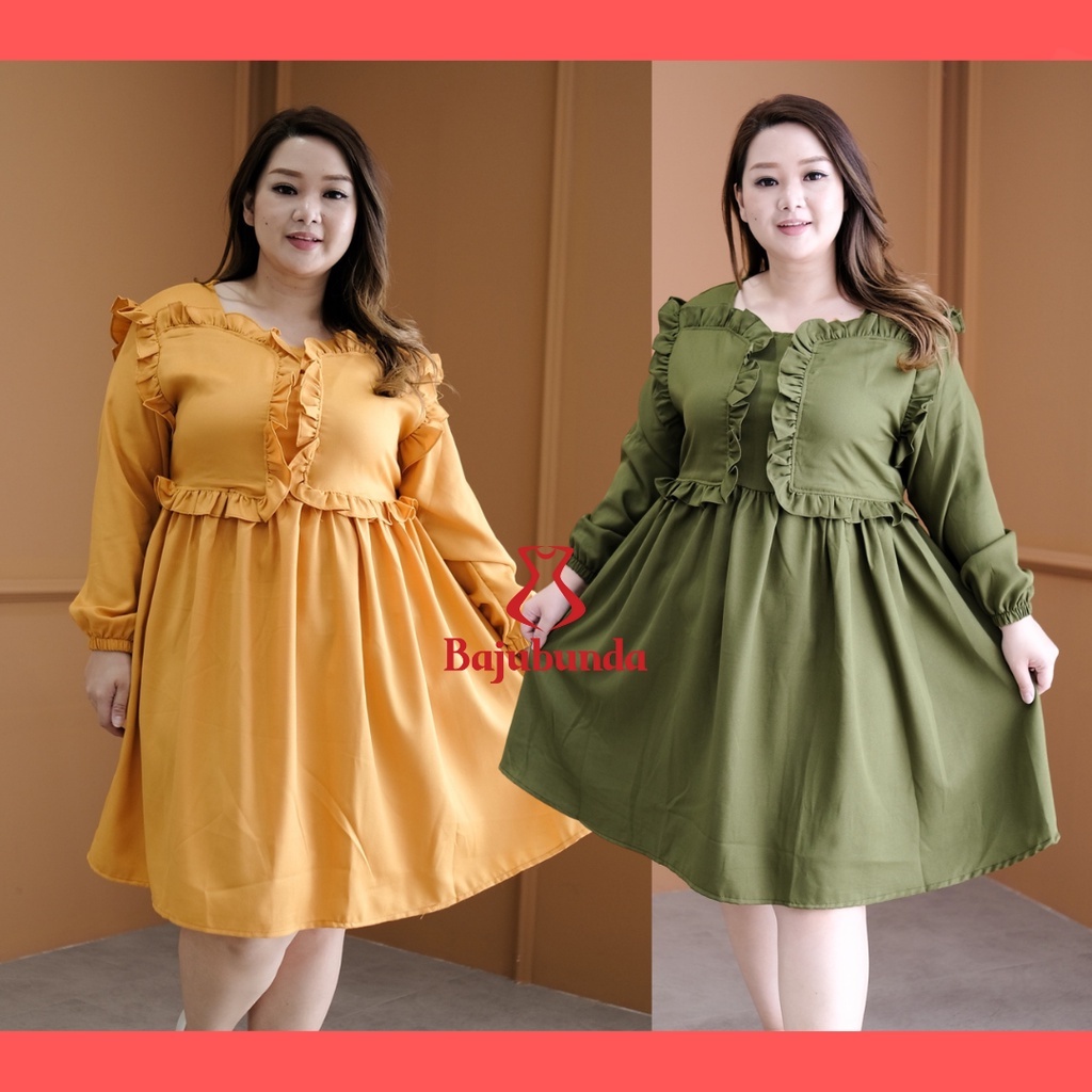 DRESS JUMBO WANITA LD 120 / BIG SIZE DRESS / DRESS KEKINIAN / DRESS KOREA / THALIA