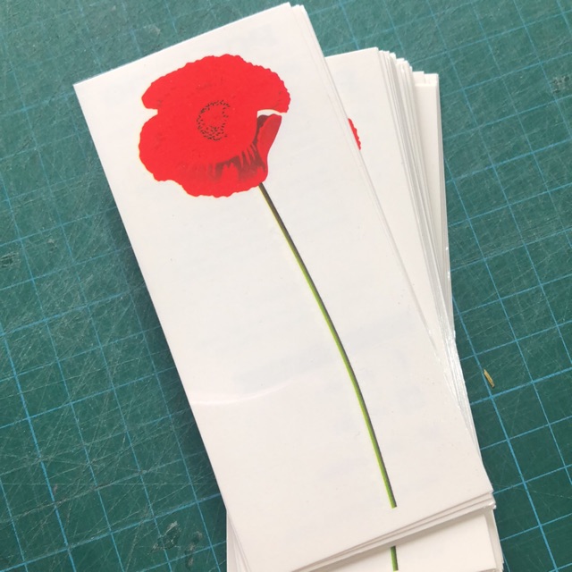 

POTATOO Poppies kenzo flower Temporary Tatto Sticker