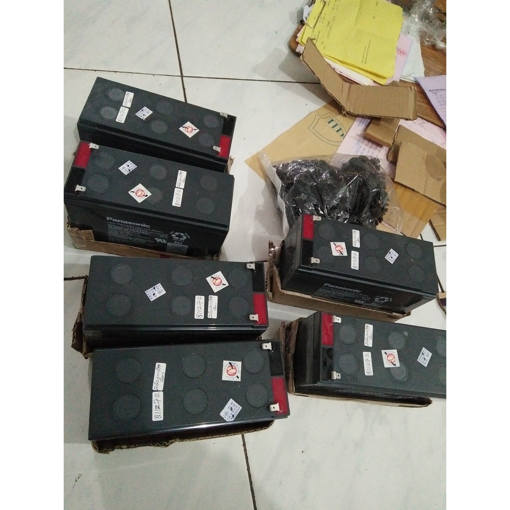 Aki Kering Panasonic 12V 7200mAH Original Asli