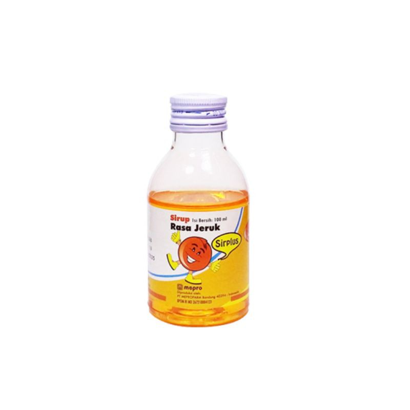 Sirplus Sirup 100 ml rasa JERUK