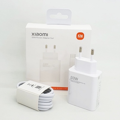 Xiaomi Charger 33 Watt Tipe C Turbo Fast Charge MDY-11-EZ Acc Plus