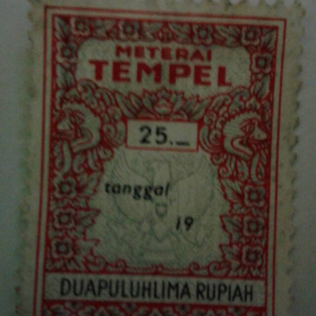Materai 25 rupiah