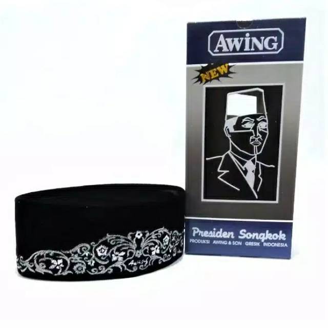 Kopyah awing#peci awing#songkok awing#kopyah awing bordir antique perak