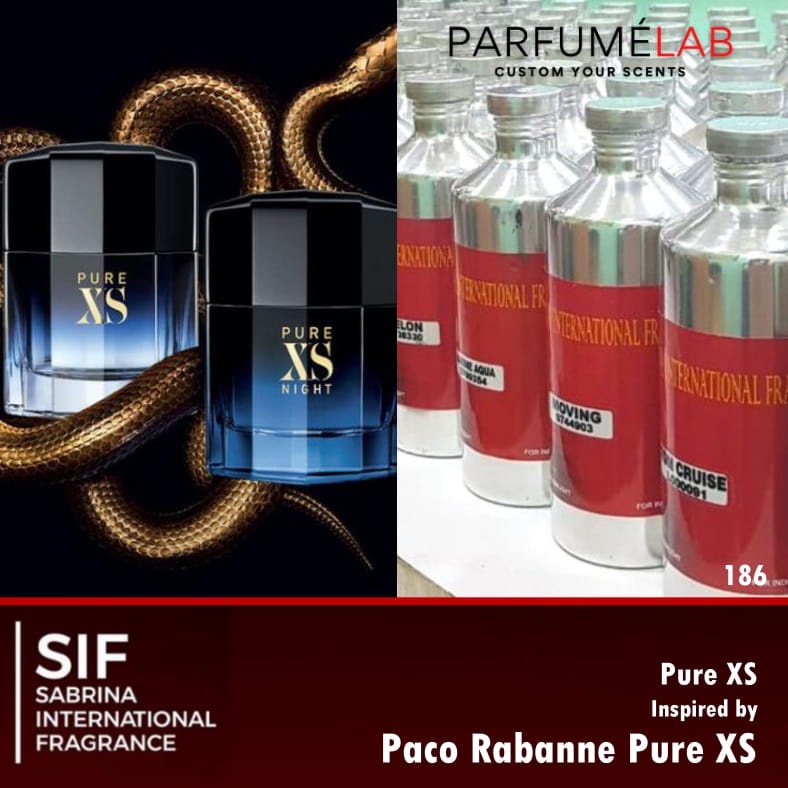 100ML Bibit Parfum Pure XS By SIF Made In France | Bibit Parfum Pure XS 100ML