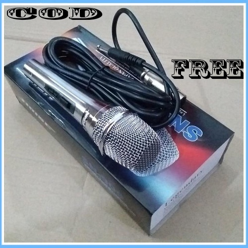 MIC KABEL NOISE SN-909 MICROPHONE DYNAMIC NOISE SN-909 MIC FREE KABEL 4M MURAH MANTAP