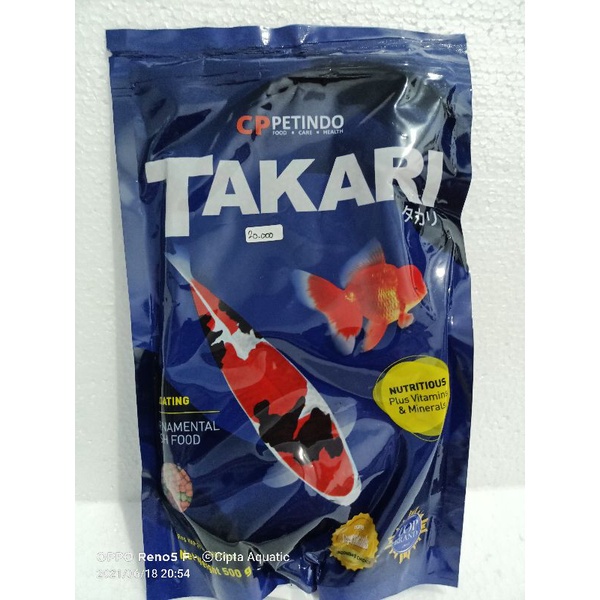 Takari 500 gram untuk Pakan Ikan Hias BERKUALITAS