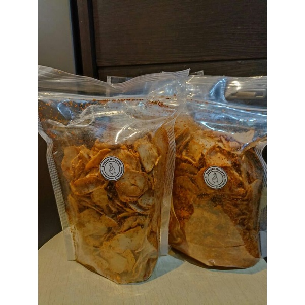 

basreng kering pedes daun jeruk