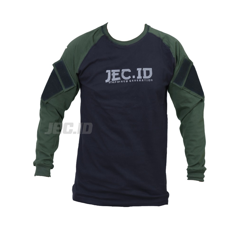 JEC ID Kaos Army Reglan Tactical Lengan Panjang Distro Premium